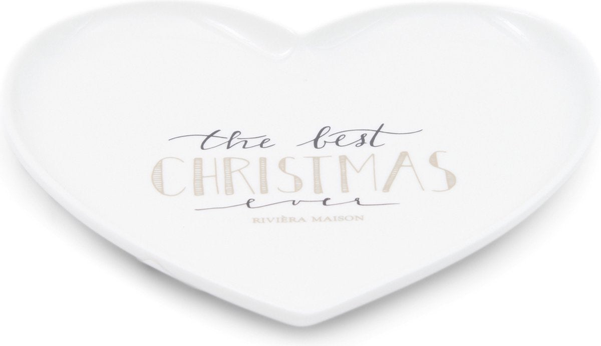 Merry Christmas Heart Plate S 457270