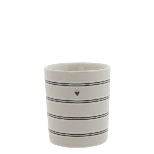 Mug Titane/Stripes 8x8x9cm 027 TI