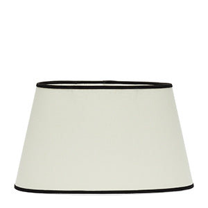 Oval Linen Lampshade white 26x45 531660