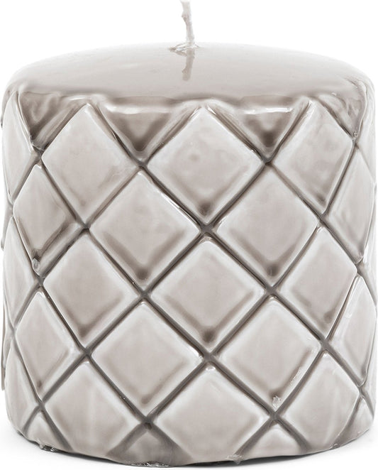 Pillar Candle Diamond flax 9,5x10 509620