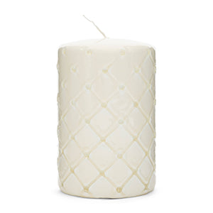 Pillar Candle Padded white 9,5x15 550550