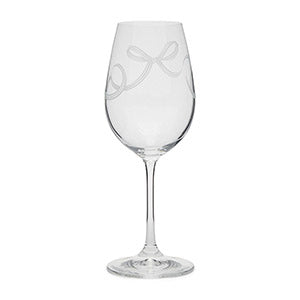 Pretty Ribbon Wine Glass 511160