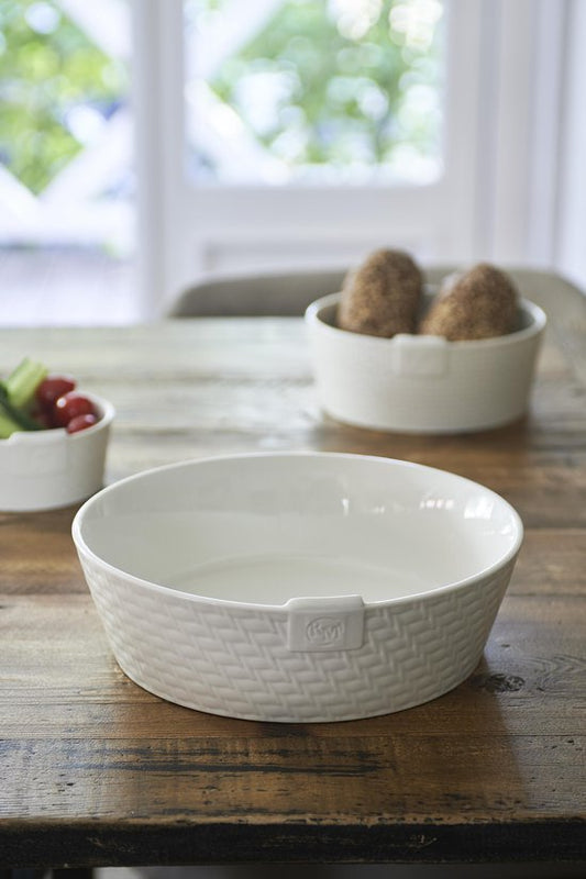 Pure Rattan Ceramic Bowl L 370620