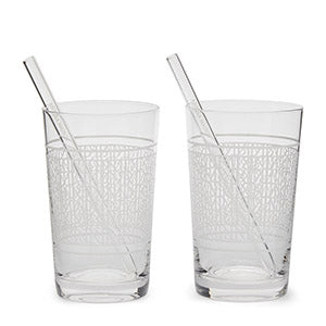 RM Longdrink Glass & Straw 2 pieces 513270