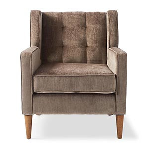 Repulse Bay Armchair, velvet, olive 40600023