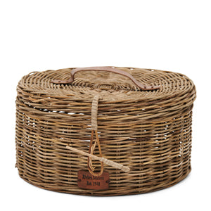 Rustic Rattan Box Round M 457570