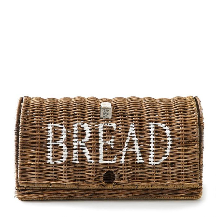 Rustic Rattan Bread Box 174840