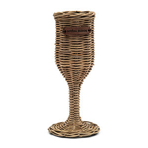 Rustic Rattan Bubbles Glass 511770