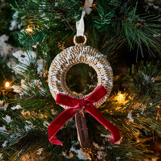 RusticRattanChristmasWreathOrnament  585950