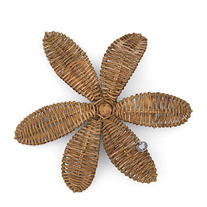 Rustic Rattan Decoration Flower M 472220