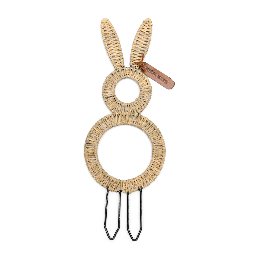 Rustic Rattan Easter Bunny Deco M 574760