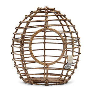 Rustic Rattan Fresh Eggs Holder 473550