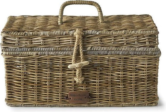 Rustic Rattan Holiday Breadbox 411680