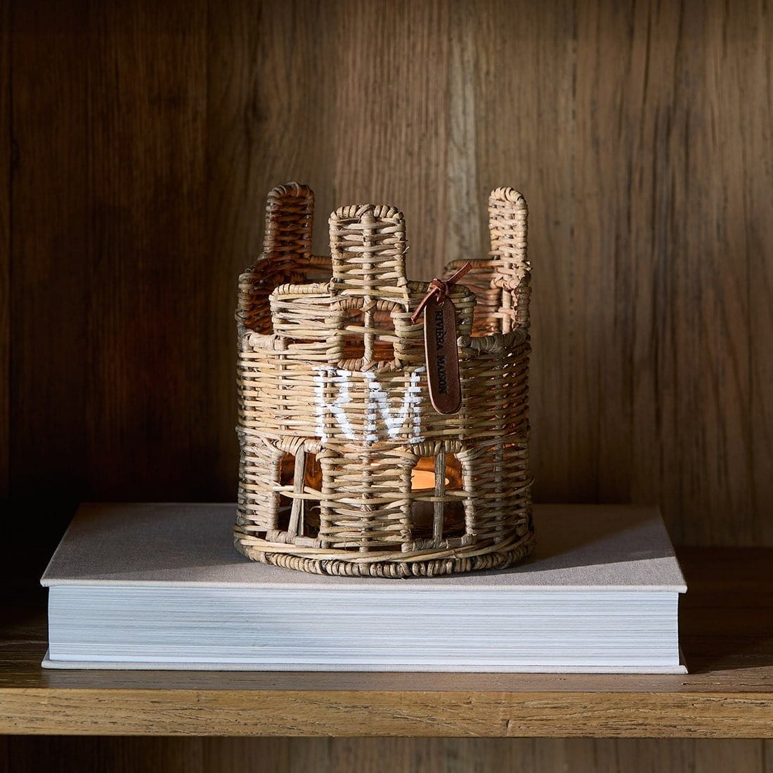 Rustic Rattan House Votive 583670