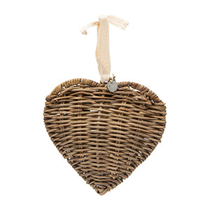 Rustic Rattan Loving Heart Ornament 547140