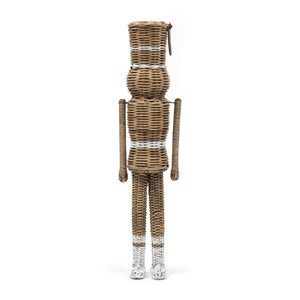 Rustic Rattan Nutcracker 568230