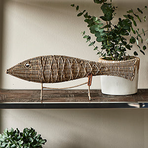 Rustic Rattan Ocean Reef Fish 446640