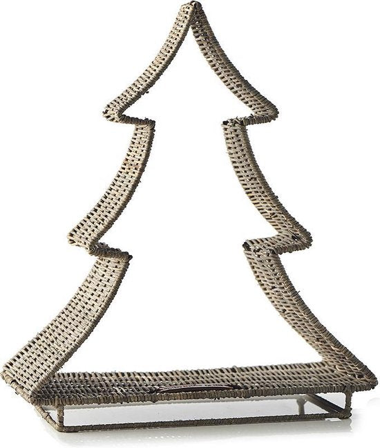 Rustic Rattan Open Christmas Tree 389120