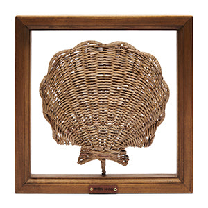 Rustic Rattan Shell Wall Deco 533840