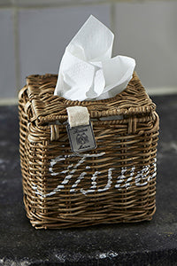 Rustic Rattan Tissue Square Box 368990