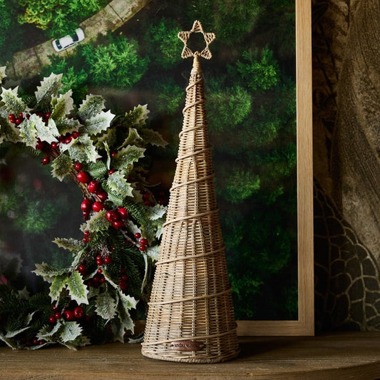 Rustic Rattan Tree Swirl Decoration 583690