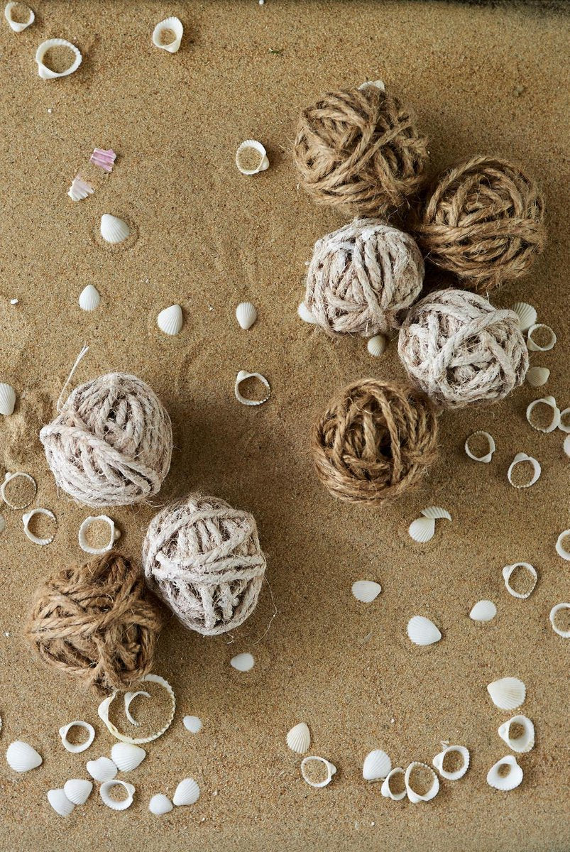 Rustic Rope Decoration Balls 370170