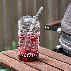 Summerlicious To Go Glass & Straw 509760