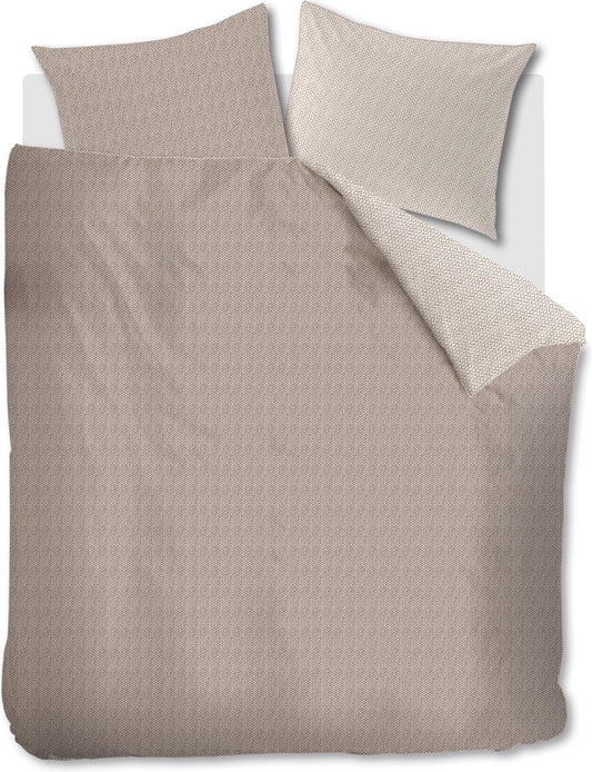 Twisted Dekbedovertrek Sand 240x200-220 329846
