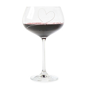 With Love Red Wine Glass 477320