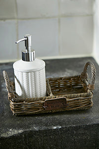 rustic rattan soap tray 374760